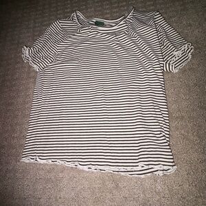 Target Black and White Short Sleeve Relaxed T-Shirt